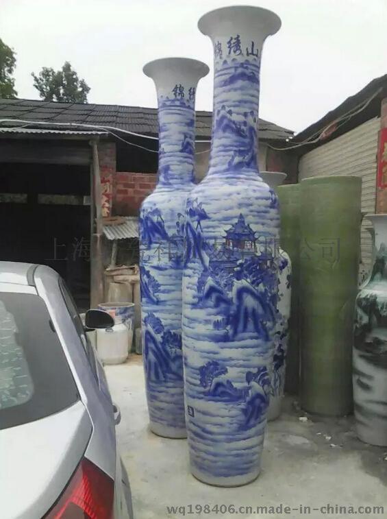 3.0米陶瓷大花瓶 手工落地大花瓶